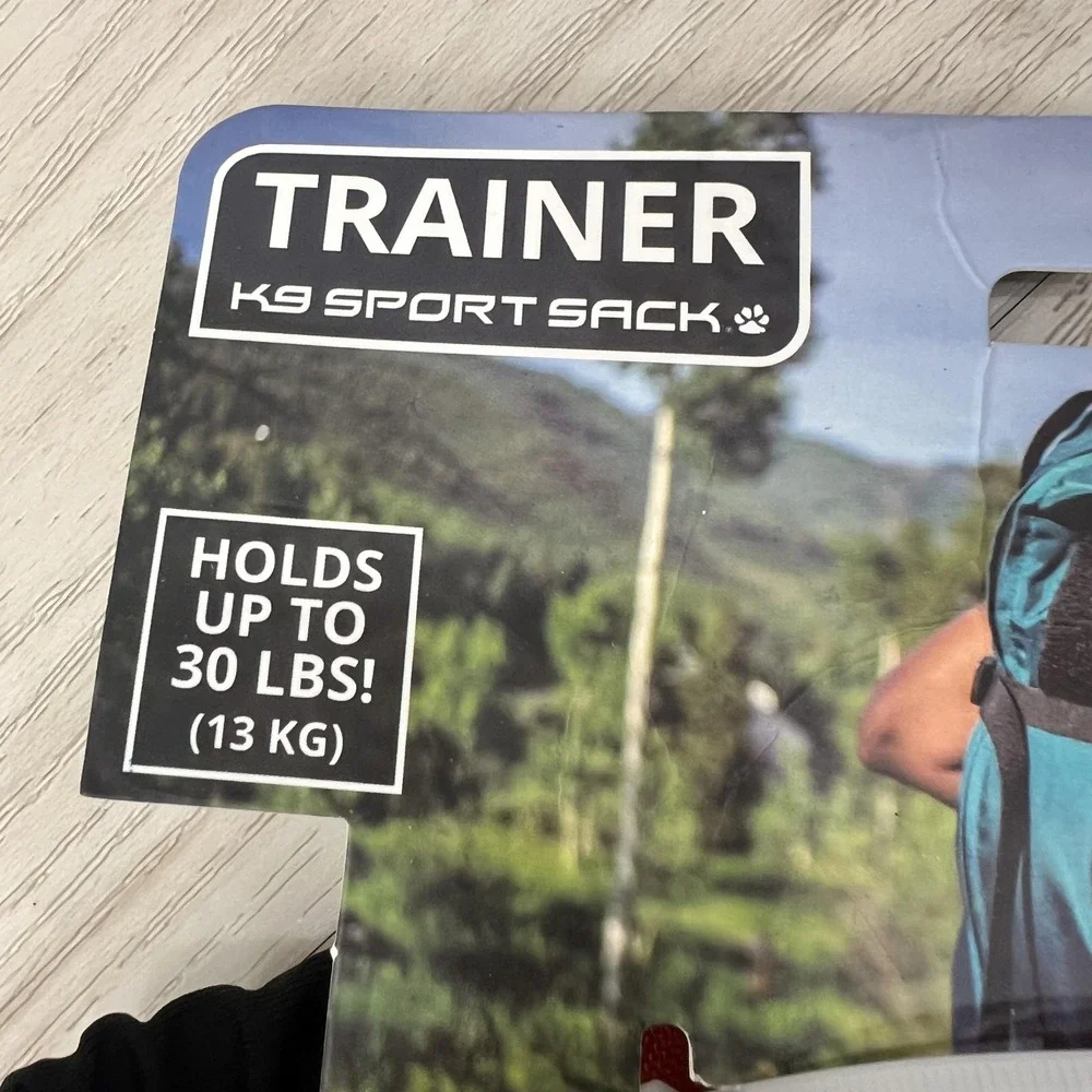 K9 Sport Sack Trainer Dog Backpack Carrier Small Red Pet Hiking Holds 30 Lb